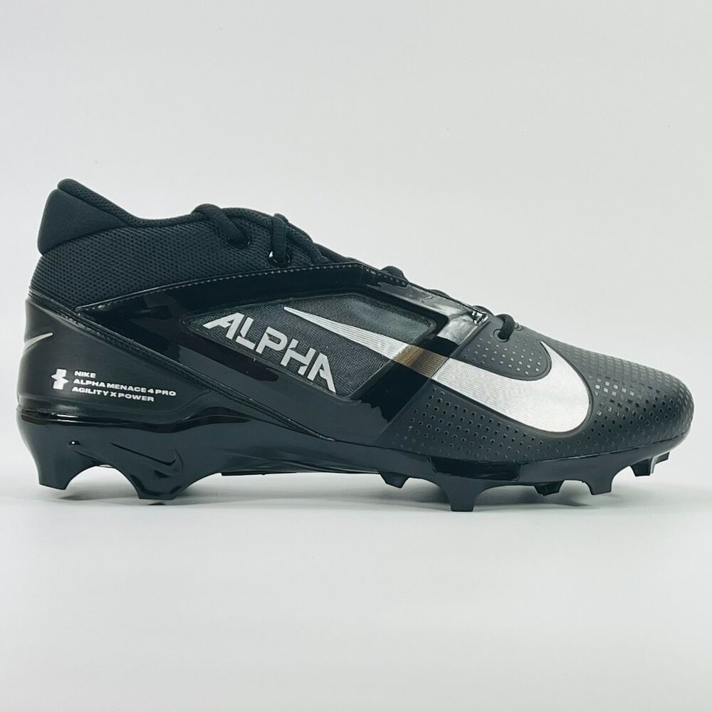 Nike Alpha Menace 4 Pro 'Black Silver' FD7037-002 Football size 17